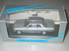 EXTREMELY RARE Mercedes W123 280 CE SILVER METALLIC 1:43 Minichamps 430032221