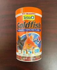 Tetra Goldfish Fish Food Vitamin C Flakes ~Clearer Water Complete Diet 62g 07/25