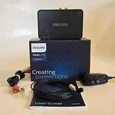 Philips HearLink TV Adapter. Listen To Your TV Through Your Hearing Aids!