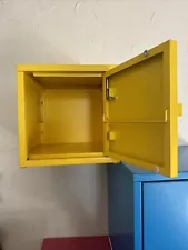 IKEA LIXHULT METAL CABINET YELLOW #16778 10” SQUARE