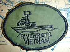 Subdued Patch - PBR - River Patrol Boat - River Rats Recon - Vietnam War - M.837