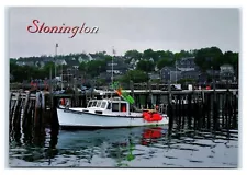 Postcard Stonington, Maine Lobster Fishing Boat MS987