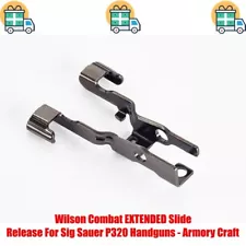 Wilson Combat EXTENDED Slide Release For Sig Sauer P320 Handguns - Armory Craft