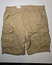 Levis Cargo Shorts Cotton Cargo Shorts Original Relaxed Fit Color Green 008