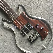 Factory 4Strings Dan Armstrong Electric Bass Guitar Acrylic Body Maple Neck