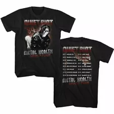 Quiet Riot Vintage Concert T-shirt Health World Tour '84 For Fans S-3XL