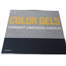 Redken Color Gels Permanent Conditioning Color Swatch Book Beautician Hair Salon