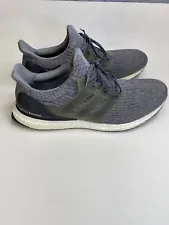 Adidas Ultra Boost 3.0 Shoes Mystery Heather Grey Dark Gray BA8849 Mens Size 12