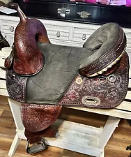 Used 15” Hilason Barrel Saddle