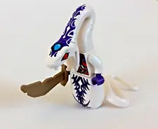 Custom Lego Ninjago Pythor Chumsworth Minifigure; White & Purple; Snake