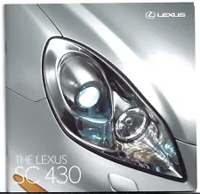 Lexus SC 430 2005-06 UK Market Sales Brochure