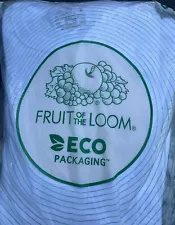 6/pk Fruit of the Loom t-shirt 100% cotton M