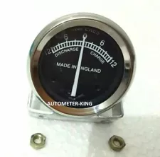 Lucas Ammeter AMP Meter For Triumph BSA AJS Matchless Ariel Norton Velocette