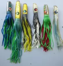 Lot Cannon Konas Trolling Lures 6 Tuna Wahoo Mahi Resin