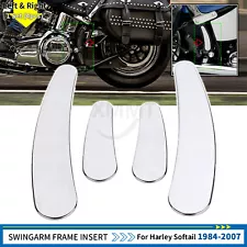 Curved Swingarm Frame Inserts For Harley Heritage Softail Springer Classic FLSTC