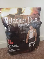 Attack on Titan Eren Jaeger Costume Adult Large 5 Piece Funimation