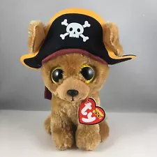 NEW 2022 Ty Beanie Boos ROWAN the Halloween Pirate Dog (6 Inch) Plush Toy MWMTs