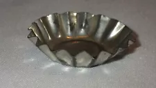 Dollhouse Miniature Tin Metal Pie Plate Cake Dish Baking Pan