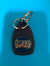 Vintage Old Ford Truck Metal Keychain Keyring