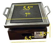 Japanese Korean Hibachi BBQ Picnic Table Top Grill Barbecue Stove Cooker