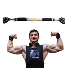 Pull Up Bar for Doorway Chin Up Bar No Screw Strength Training Home Workout