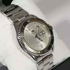 Orient Mako III Silver Dial Automatic Men's Stainless Steel Watch RA-AA0821S19B