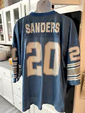 NFL Reebok Mesh Jersey Barry Sanders Detroit Lions Men 2XL