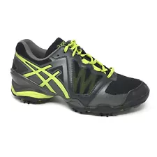 Asics Gel-Ace Golf Shoes Sneakers Mens Size 7 Gray Black Green Softspikes