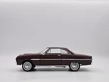 1/18 Road Signature 1963 1/2 Ford Falcon Maroon Diecast As Is