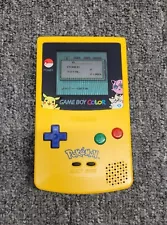 Nintendo Game Boy Color Pokemon in Yellow (Tested and Works)