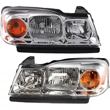 Headlight Set For 2006-2007 Saturn Vue Left and Right With Bulb 2Pc