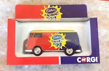 CORGI CADBURYS CREME EGG VW SPLIT SCREEN VAN MADE FOR CADBURYS WORLD.