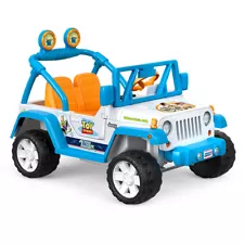 Power Wheels Disney Pixar Toy Story Kids Electric 12V Jeep Wrangler (Used)