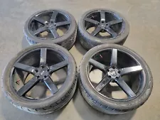 Niche (2) 10x20 & (2) 8.5x20 4 Wheels Rims & Tires Set For 2012 Ford Mustang