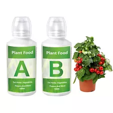 Hydroponic Nutrients Indoor Plant Fertilizer A & B Liquid Hydroponics Fertilizer