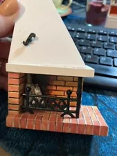 Vintage - 16th scale - LUNDBY -CORNER FIREPLACE