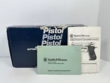 Vintage Smith & Wesson Model 5906 Empty Box & Papers For 9mm Pistol