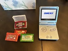 New ListingNintendo Game Boy Advance SP Handheld Console - Pearl Blue