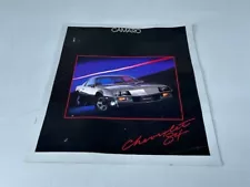 1984 Chevy CAMARO Full Color Sales Brochure Z28 BERLINETTA SPORT COUPE Original