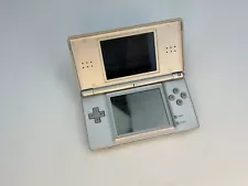 Nintendo DS Lite with AC Charger USG-001- Gloss Silver - New Battery