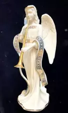 LENOX FOR THE HOLIDAYS BAROQUE ANGEL WITH HORN SECOND IN SERIES IN BOX