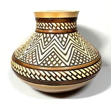 Studio Art Pottery Vase Southwestern Possible Native American Southwest Signed