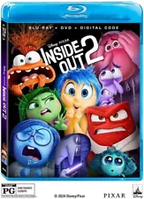 New ListingInside Out 2 (Blu-ray+DVD+Digital Code, 2024) New Release