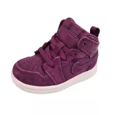 Nike Air Jordan 1 Mid Retro BT TODDLERS Shoes Leather 640735 625 Sneakers SZ 6 C