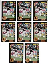 Lot (8) 1991 Wild Card #119 BRETT FAVRE RC's Southern Mississippi GB Packers