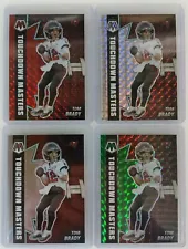 Tom Brady 2021 Mosaic Touchdown Masters #TM-12 Lot of 4 * Red * Green * Silver *