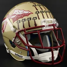 *CUSTOM* FLORIDA STATE SEMINOLES NCAA Schutt XP GAMEDAY Replica Football Helmet