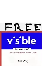 ð¤© Visible promo code: 3wDZSg for $20 off unlimited phone plan by Verizon