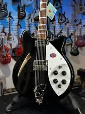 New 2023 Rickenbacker 360/12 12-String 360 Electric, Jetglo w/ OHSCase 764