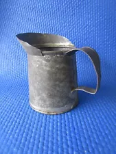 Antique Civil War Era Tin Pitcher; Perfect for Display/Reenacting!